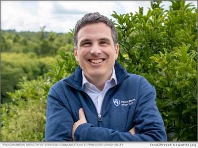 Ryan Abramson, Director of Strategic Communications at Penn State Lehigh Valley.