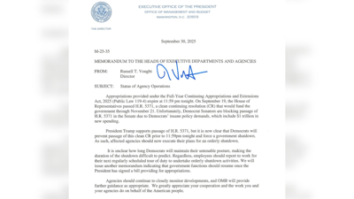 tuesday memo federal employees